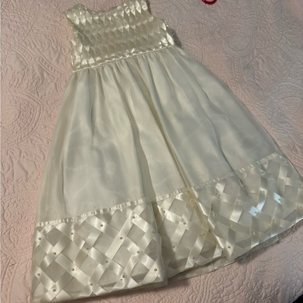 Elegant Ivory Kids Dress